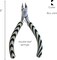 The Beadsmith Chain Nose Pliers – Zebra Print Line – Comfortable Handle with Double Leaf Springs – Jewelry Making Tool for Creating Bracelets, Earrings and Necklaces